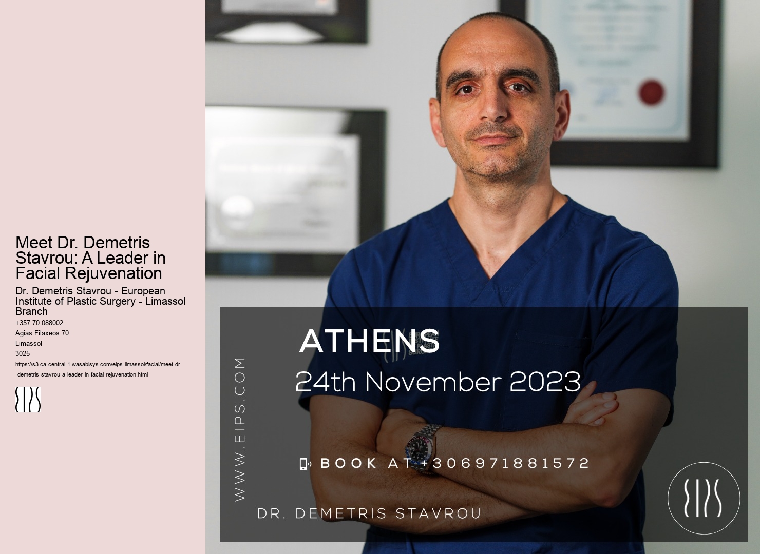 Meet Dr. Demetris Stavrou: A Leader in Facial Rejuvenation