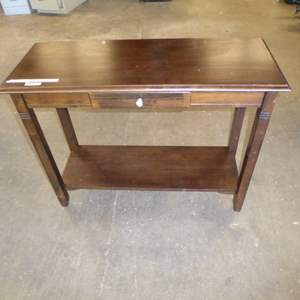 Cute Wooden Entry Table w/ Single Drawer